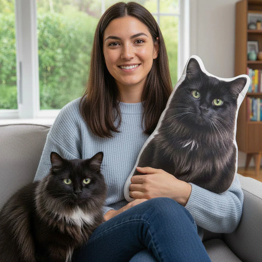 Kedinizin fotoğrafını her kedi sahibinin seveceği bir yastığa dönüştürün.