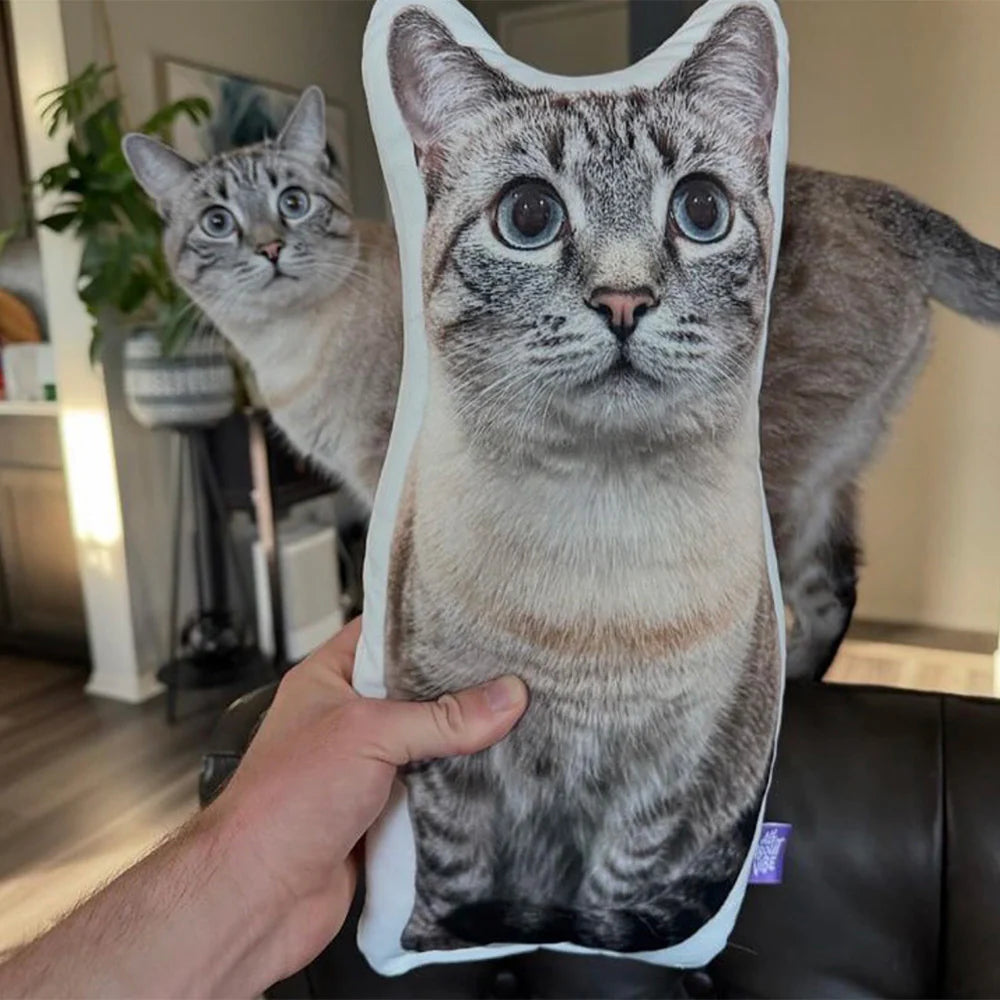Kedinizin fotoğrafını her kedi sahibinin seveceği bir yastığa dönüştürün.